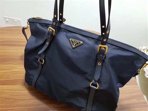 prada nylon navy blue|prada nylon shoulder bag.